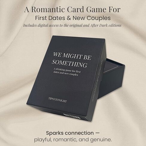First Date Card Game for Early Dating – Romantic Drinking Game with Digital Access and After Dark Edition, Conversation Cards for New Couples – We Might Be Something Twilight Edition in Saudi Arabia