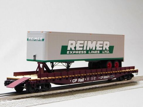 Lionel Canadian Pacific 50' FLATCAR W/REIMER Trailer O Gauge 2326380 in Saudi Arabia