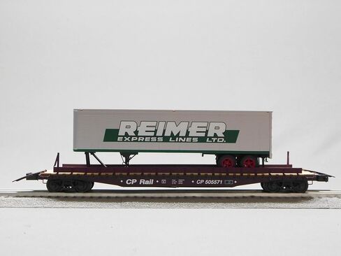 Lionel Canadian Pacific 50' FLATCAR W/REIMER Trailer O Gauge 2326380 in Saudi Arabia