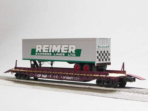 Lionel Canadian Pacific 50' FLATCAR W/REIMER Trailer O Gauge 2326380 in Saudi Arabia