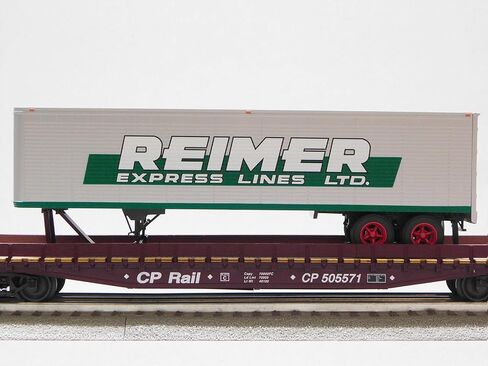 Lionel Canadian Pacific 50' FLATCAR W/REIMER Trailer O Gauge 2326380 in Saudi Arabia