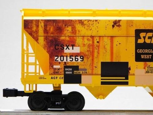 Lionel CSX ACF 4 Bay Graffiti CENTERFLOW Hopper #201569 O Gauge Train CAR 2542161 in Saudi Arabia