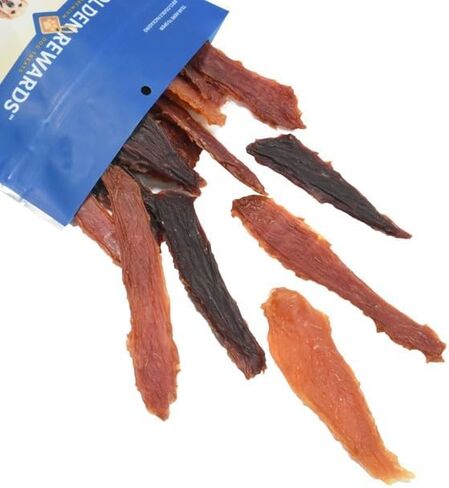 Golden|Rewards Premium High-Protein Dog Treats – Chicken, Duck & Beef Jerky Variety – Single Ingredient, Grain-Free – 12 oz Bag in Saudi Arabia