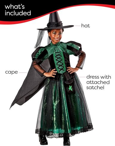The Wizard of Oz: Wicked Witch of the West Costume for Kids by Rubies, Girl's Medium in Saudi Arabia