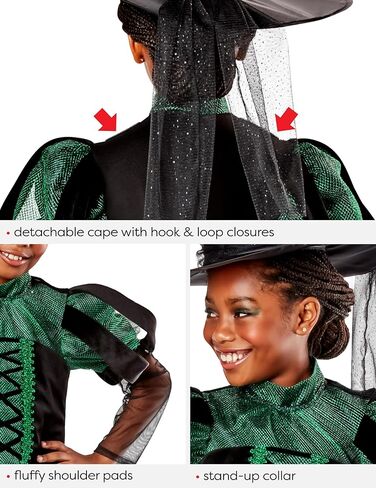 The Wizard of Oz: Wicked Witch of the West Costume for Kids by Rubies, Girl's Medium in Saudi Arabia