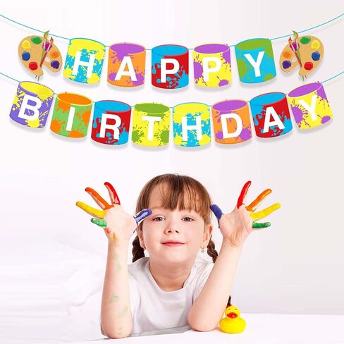 الفن عيد ميلاد سعيد راية الطلاء عيد ميلاد حزب الزينة الفن حزب راية الفنون اللوحة أعياد ميلاد سعيدة لافتات الطلاء علامة ليتل اللوحة الفنان الزينة موضوع الإمدادات in Saudi Arabia