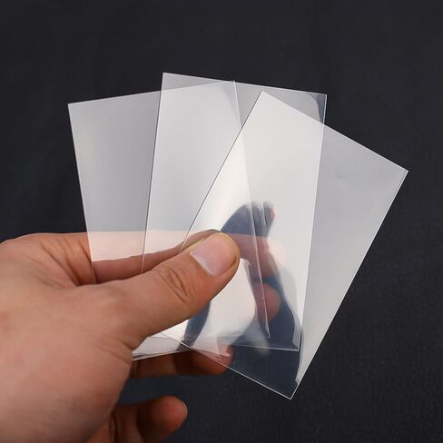 50pcs Transparent Card Film Protector Photocard Popcorn Ultra Thin Covers Holder Waterproof DIY Korean Idol Cards Sleeve,58x89mm in Saudi Arabia