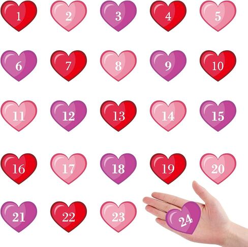 FEPITO Pin The Heart on The Fox Valentines Game with 24Pcs Heart Stickers for Valentines Party Supplies, Kids Birthday Party Decoration in Saudi Arabia