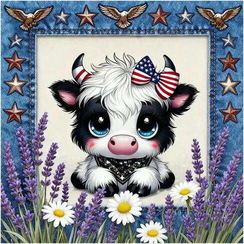 hill froeistung Cow Diamond Art Painting Kits for Adults,Flower Diamond Art Kits for Beginners, 5D DIY Round Full Drill Eagle Diamond Dots Gem Art Craft for Home Decor Gift 12x12inch，Animal in Saudi Arabia
