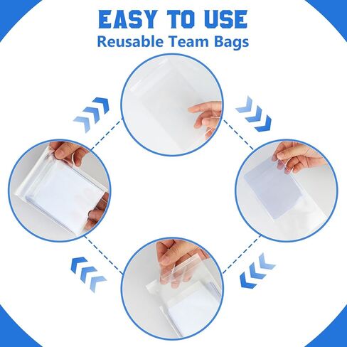 DEDC 200 Pcs Team Bag Top Loaders for Cards, 3" X 4" Top Loader Rigid Trading Cards Sleeves Hard Plastic Protective for Baseball Sports Collectibles Team Set Bags (100pc Top Loader + 100Pc Sleeves) in Kuwait