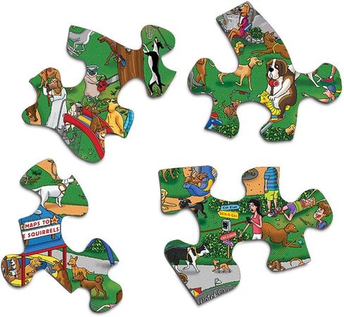 Springbok - The Dog Park - 500 Piece Jigsaw Puzzle- Cartoon Illustration of Dog Park by Steven Skelton in Saudi Arabia