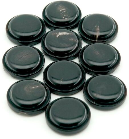 10 Pcs 23MM Natural Horn Domed Buttons with Hidden Eye, Genuine Water Buffalo Horn Buttons for Wool Coats, Trench Coats, Fur Jackets & Cardigans - Premium Organic Fasteners in Saudi Arabia