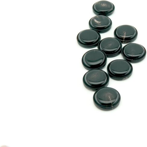 10 Pcs 23MM Natural Horn Domed Buttons with Hidden Eye, Genuine Water Buffalo Horn Buttons for Wool Coats, Trench Coats, Fur Jackets & Cardigans - Premium Organic Fasteners in Saudi Arabia