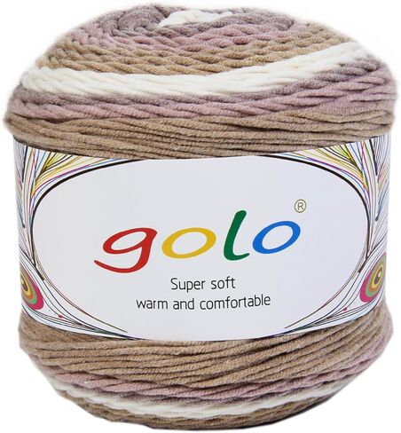 غزل كعكة golo للكروشيه والحياكة وصياغة خيوط الكروشيه متعددة الألوان in Kuwait