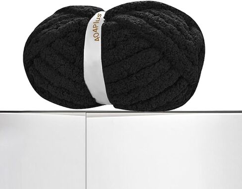 Chunky Chenille Yarn for Hand Knitting*8PCS,Bulky Thick Fluffy Yarn Plush Fuzzy DIY Crochet Yarn,Jumbo Big Bulky Super Soft Handcrafts, Mix Color 4.4LB(250g/25yard Each Skein) in Saudi Arabia