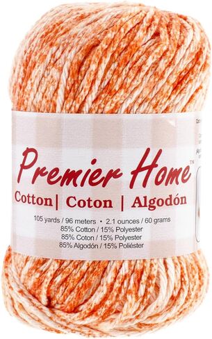 Premier Home Cotton Multi Yarn - Tangerine Splash in Saudi Arabia