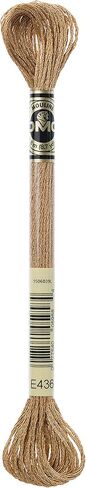 DMC 317W-E436 Light Effects Polyster Embroidery Floss, 8.7-Yard, Golden Oak in Saudi Arabia