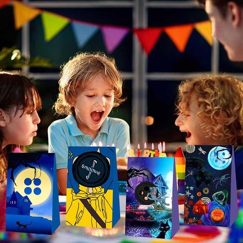 EKIH 12pcs Horror Movie Birthday Party Gift Bags Goodie Bags,Horror Movie Party Supplies for Kids Birthday Decorations in Kuwait