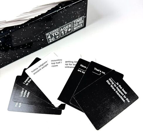 Black Cards Against St - Sci-Fi Dark Humor Adult Game | Ideal for Galaxy Enthusiasts, Gag Gifts in Saudi Arabia