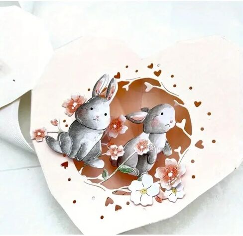 Heart Wreath Metal Die Cuts,Valentines Love Circle Frame Wedding Cutting Dies Cut Stencils Template for DIY Photo Decorative Embossing Paper Dies for Scrapbooking Card Making in Saudi Arabia