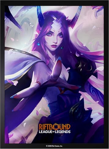 Riftbound: League of Legends - Art Sleeves: Irelia - واقيات بطاقات 100 قطعة، TCG Spiritforged Spirit Blossom، فن الشخصيات، ملحقات ألعاب التداول in Kuwait