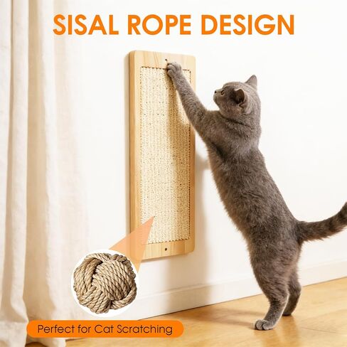 6in1 Cat Wall Shelves Climbing Systems, Large Cat Furniture Shelf Set Wall Hanging Mounted, Hammock Sisal Scratching Perch Bed 2 Steps Tower Tree for Indoor House Corner Ladder in Saudi Arabia