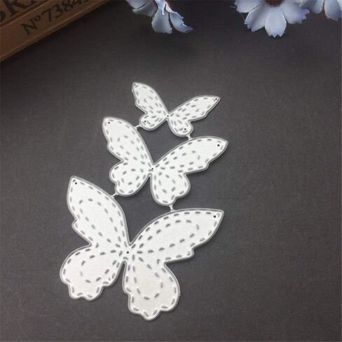 3 Pcs/Set Butterfly Cutting Dies,DIY Scrapbooking Artist Metal Cutting Dies Stencils for DIY Scrapbooking Album Embossing Paper Cards Making Decorative Crafts Die Cuts in Saudi Arabia