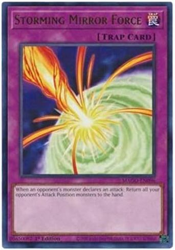 Storming Mirror Force - MAGO-EN096 - Rare - 1st Edition in Kuwait