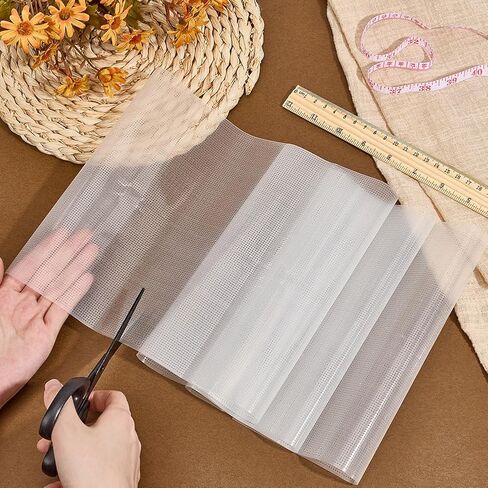 MAYJOYDIY 1.09 Yards Cross Stitch Aida Cloth Fabric 8.66Inch Water Soluble Canvas Cloth Disappear in Water Embroidery Canvas Fabric for Tablecloths Cloth Decoration Bed Sheets DIY Cross Stitch in Saudi Arabia