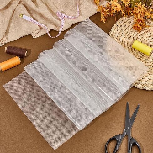MAYJOYDIY 1.09 Yards Cross Stitch Aida Cloth Fabric 8.66Inch Water Soluble Canvas Cloth Disappear in Water Embroidery Canvas Fabric for Tablecloths Cloth Decoration Bed Sheets DIY Cross Stitch in Saudi Arabia