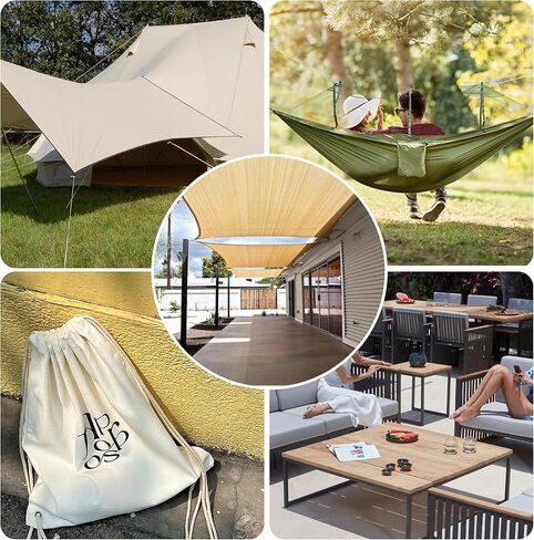 600D Waterproof Canvas Fabric by The Yard 58" W Outdoor Upholstery Fabric for Chairs Indoor Polyester Material Patio Cushion Furniture Cover DIY Sewing, 1 Yard Brown in Saudi Arabia