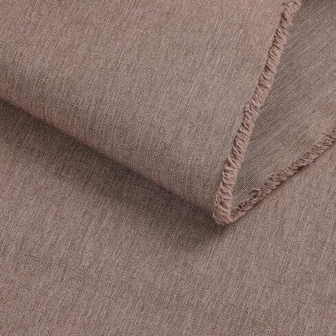 600D Waterproof Canvas Fabric by The Yard 58" W Outdoor Upholstery Fabric for Chairs Indoor Polyester Material Patio Cushion Furniture Cover DIY Sewing, 1 Yard Brown in Saudi Arabia