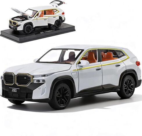 Toy Cars Compatible for XM 1/32 Metal Model Car Pull Back Car Toys with Light and Sound Toys Car Collectible Model for Children Age 3 + Year Old (Black) in Saudi Arabia