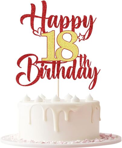 الذهب الأحمر 70th كعكة عيد ميلاد توبر بريق سعيد 70th كعكة عيد ميلاد توبر 70th حفلة عيد ميلاد كعكة زينة كابينة تصوير الدعائم in Kuwait
