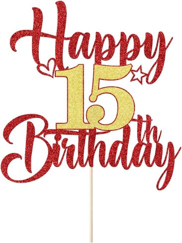 الذهب الأحمر 70th كعكة عيد ميلاد توبر بريق سعيد 70th كعكة عيد ميلاد توبر 70th حفلة عيد ميلاد كعكة زينة كابينة تصوير الدعائم in Kuwait