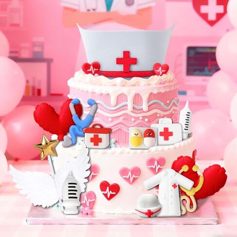 Nurse Cake Topper Nurse Graduation Party Decorations Nursing Graduation Party Supplies in Saudi Arabia