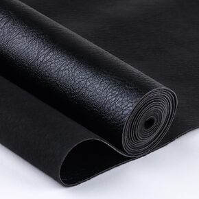Faux Leather Sheets Rough Texture Surface One Yard Leather Fabric for DIY Crafting Thick Durable Synthetic Repholstery PU Leather Vinyl 36"x54" Upholstery Fabric Y880 (Burgundy, Individual one Yard) in Saudi Arabia