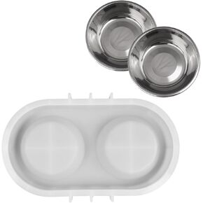 Reusable Silicone Pet Dish Mold for Cement Resin Flexible Cats Dog Bowl Making Accessories in Kuwait