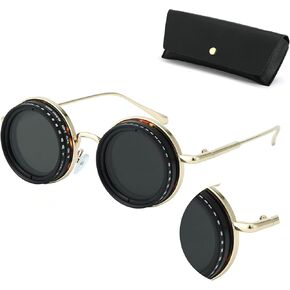 Hand Made Nd-400 9 Gears Round Polarized Adjustable Dimming Men Sunglasses women Filter Diving Fishing in Saudi Arabia