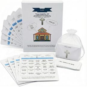 Bible Bingo Game Alternative Christian Games Youth Boys Girls and Adults Sunday School Bible Study VBS Praise Jesus Activity Sunday Church Gifts Fall Games Trivia Faith-Based Sobrietry (10 players) in Saudi Arabia