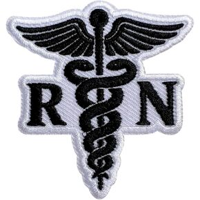 ممرضة مسجلة RN التصحيح، حجم 3 "خياطة على بقع، ممرضة الرعاية الصحية التطريز بقع النسيج للملابس الجينز حقائب الظهر القبعات، والتطريز الطبي الحديد على بقع للملابس، والهدايا المسعف in Kuwait