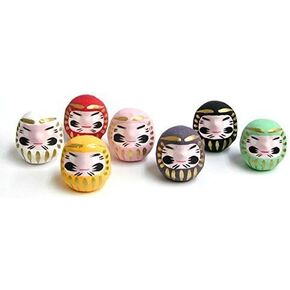 Miniature Daruma Doll (Japanese Good-Luck Charm) Seven Colors Set in Saudi Arabia