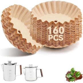 160 Pcs Percolator Coffee Filters for COLETTI Coffee Percolator 6-9 Cup in Saudi Arabia