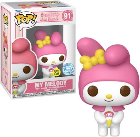 Funko Pop Hello Kitty and Friends My Melody Glow-in-The-Dark Vinyl Figure in Saudi Arabia