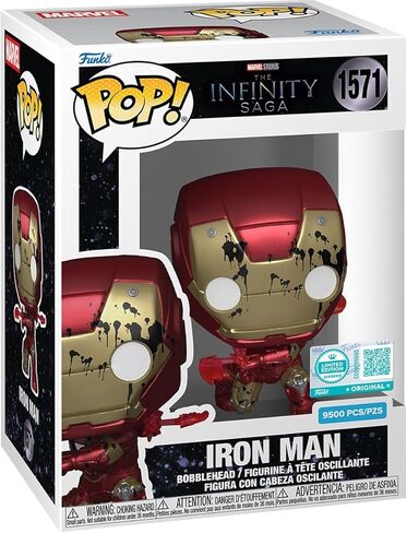 فانكو بوب! شخصية Marvel #1571 Avengers The Infinity Saga Iron Man Mark 6 الحصرية من الفينيل in Kuwait