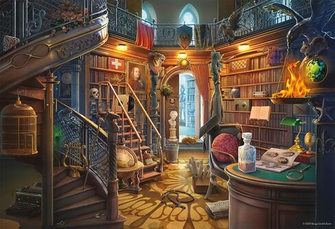 Ceaco - June's Journey - The Library - 2000 Piece Puzzle for Adults - Challenging and Perfect for Game Nights - Finished Puzzle Size 38.5 x 26.5 in Saudi Arabia