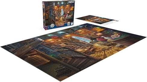 Ceaco - June's Journey - The Library - 2000 Piece Puzzle for Adults - Challenging and Perfect for Game Nights - Finished Puzzle Size 38.5 x 26.5 in Saudi Arabia