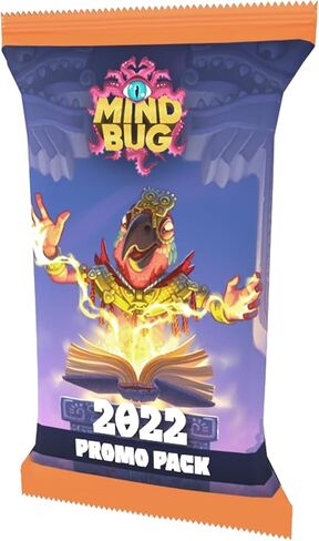 Mindbug: 2022 Promo Pack - بطاقات حصرية قابلة للتحصيل متوافقة مع جميع مجموعات Mindbug، بطاقات ترويجية نادرة ذات إصدار محدود، للأعمار من 8 سنوات فما فوق، لاعبان، 15 دقيقة من وقت اللعب، مصنوعة بواسطة Ghost Galaxy in Saudi Arabia