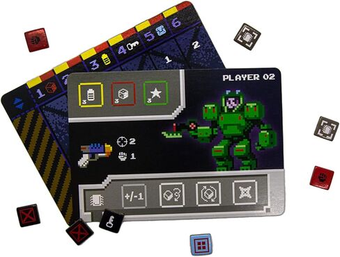 Giga Mech Games The Blue Collection - A Collection of Three Micro Games - One Card Dungeon, Insert Coin to Play, and Cyberdoom Tower in Saudi Arabia