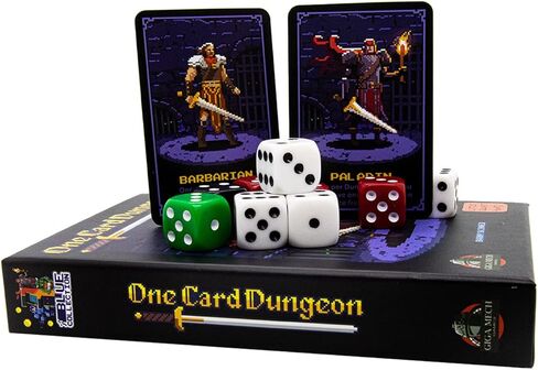 Giga Mech Games The Blue Collection - A Collection of Three Micro Games - One Card Dungeon, Insert Coin to Play, and Cyberdoom Tower in Saudi Arabia